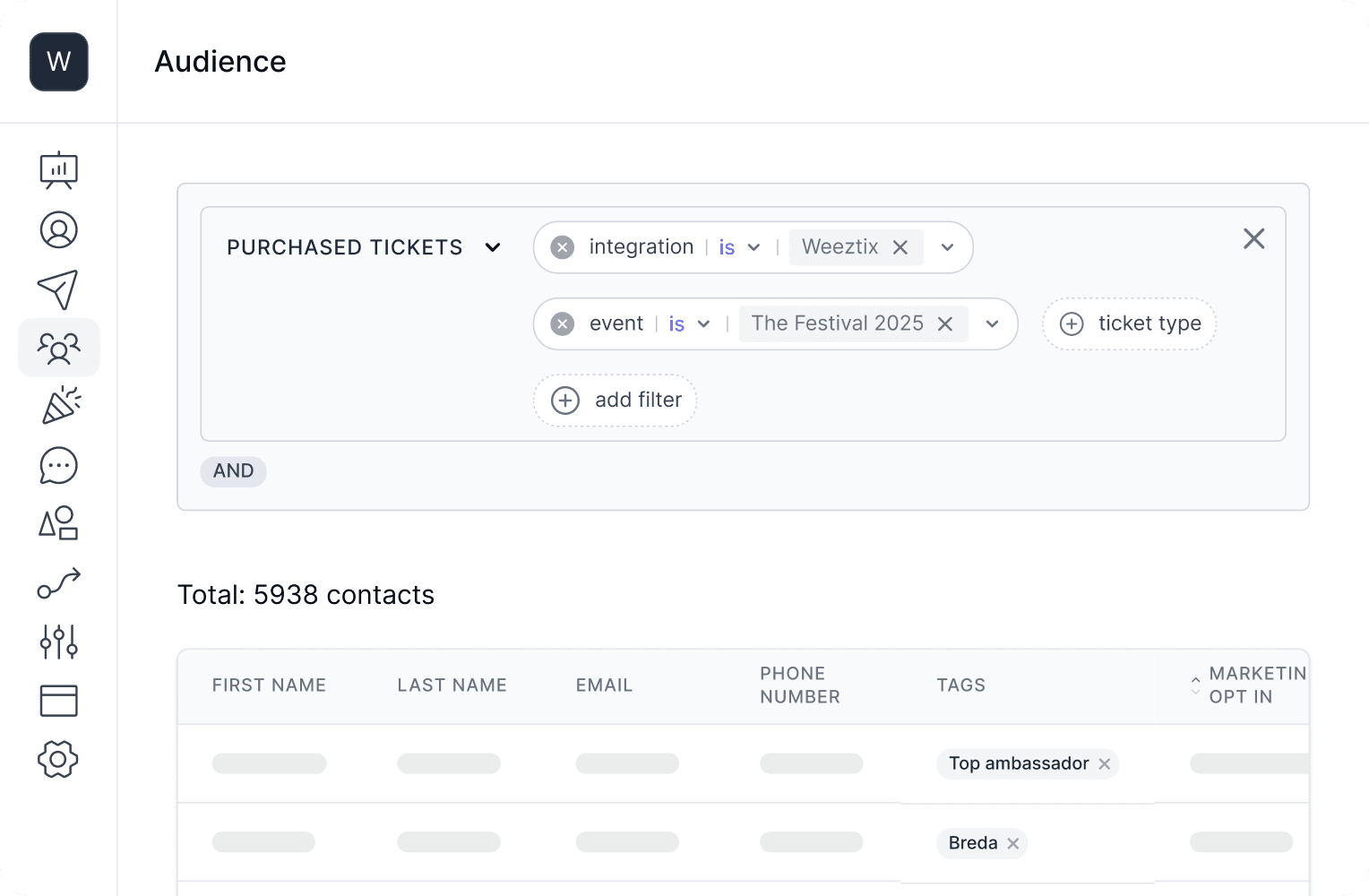 All your fan data, in one place All your fan data, in one place